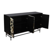 Bone Inlay Buffet - Abstract Tribal