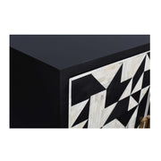 Bone Inlay Buffet Drinks Cabinet / Bar Cabinet - Abstract Tribal