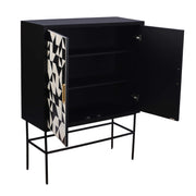 Bone Inlay Buffet Drinks Cabinet / Bar Cabinet - Abstract Tribal
