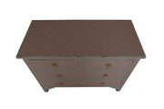 Bone Inlay 4 Drawer Chest of Drawers - Pink Fish Scale