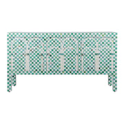 Bone Inlay Buffet - Turquoise Arches