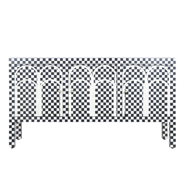 Bone Inlay Buffet - Black Arches