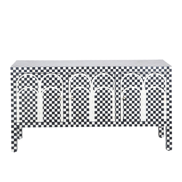 Bone Inlay Buffet - Black Arches