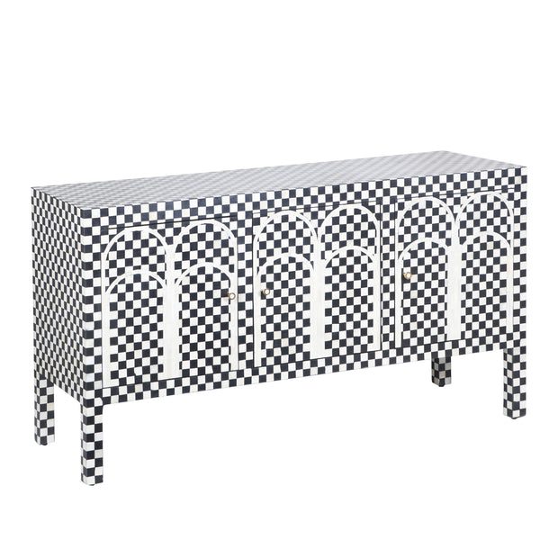 Bone Inlay Buffet - Black Arches