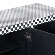 Bone Inlay Buffet - Black Arches