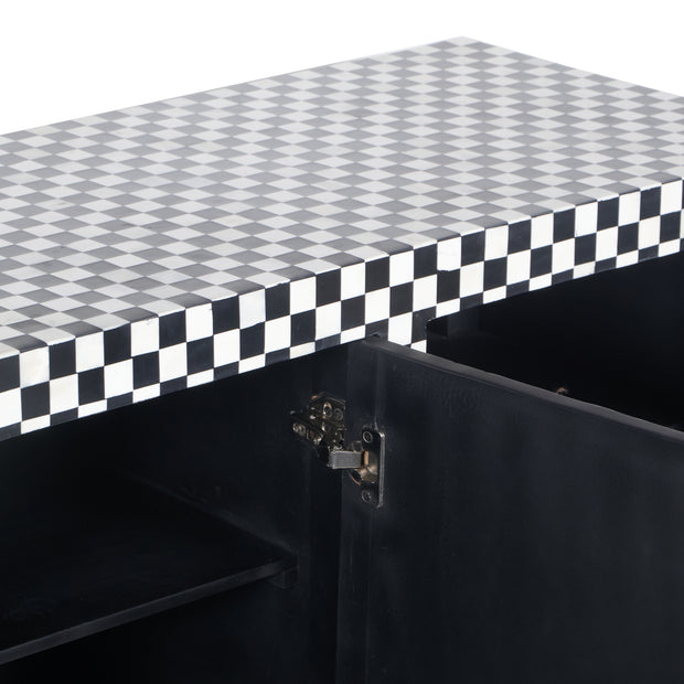Bone Inlay Buffet - Black Arches