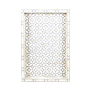 Bone Inlay Tray (Medium) - Grey Geometric