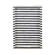 Bone Inlay Tray (Medium) - Black & White Stripe