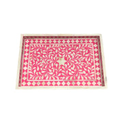 Bone Inlay Tray (Medium) - Hot Pink