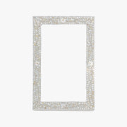 Mother of Pearl Inlay Mirror - Light Grey