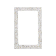 Mother of Pearl Inlay Mirror - White