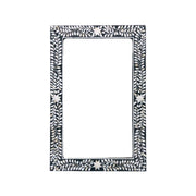 Mother of Pearl Inlay Mirror - Black