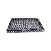 Bone Inlay Tray (Large) - Blue