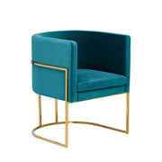 The Lexington Arm Chair - Teal Green Velvet - Abacus and Hunt Melbourne | Unique Furniture