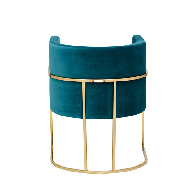 The Lexington Arm Chair - Teal Green Velvet - Abacus and Hunt Melbourne | Unique Furniture
