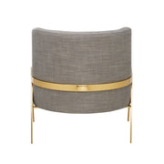 The SoHo Arm Chair - Dark Grey Textured Fabric - Abacus and Hunt Melbourne | Unique Furniture