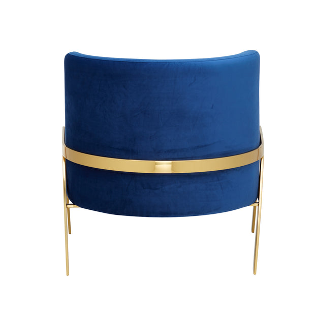 The SoHo Arm Chair - Jewellery Blue Velvet - Abacus and Hunt Melbourne | Unique Furniture
