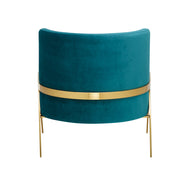 The SoHo Arm Chair - Teal Green Velvet - Abacus and Hunt Melbourne | Unique Furniture