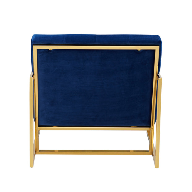 The Boulevard Arm Chair - Jewellery Blue Velvet - Abacus and Hunt Melbourne | Unique Furniture