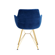 The Estelle Chair - Jewellery Blue Velvet - Abacus and Hunt Melbourne | Unique Furniture