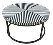 Bone Inlay Coffee Table - Zebra - Abacus and Hunt Melbourne | Unique Furniture